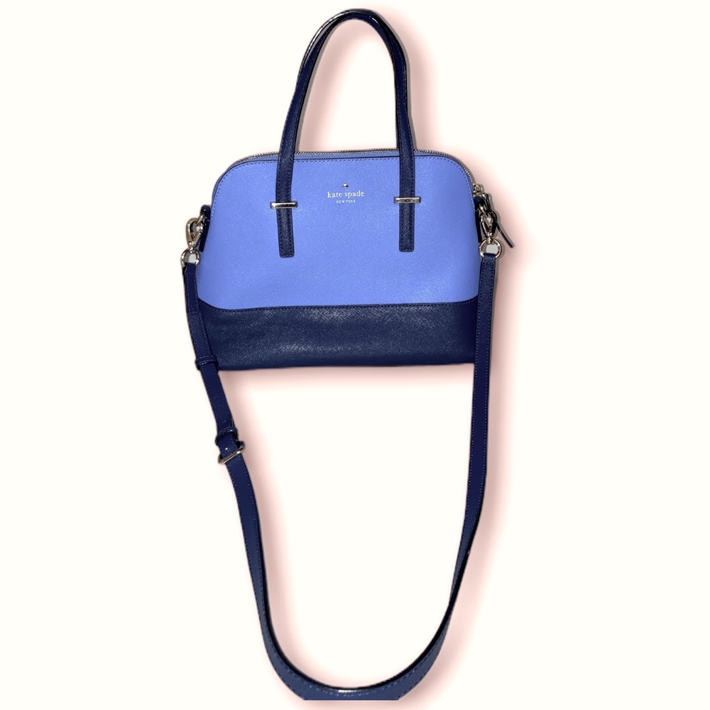 Kate Spade Medium Cobalt blue Maise Dome Satchel Purse